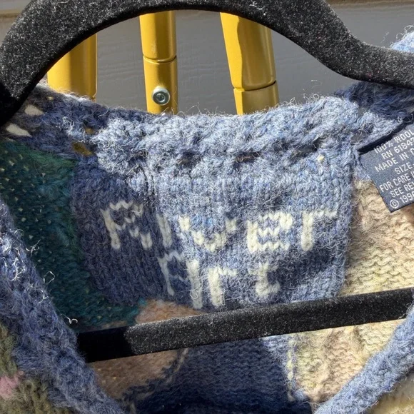 Multicolor Textured Women's Cardigan Vest - Picture 2 of 6